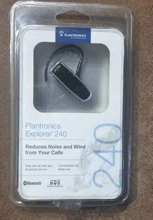 Bluetooth Headset to reduce noise and wind on your cell phone.  New!