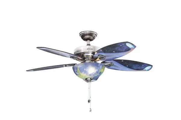 Hunter Fan Discovery Ceiling Fan, 48, Brushed Nickel