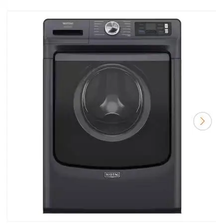 Maytag 5 cu. ft. Front Load Stackable Washer in Midnight Steel l