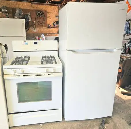 Fridge and GAS stove