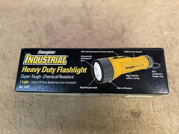Energizer Heavy-Duty Industrial D Cell Flashlight