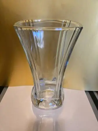 Stunning Elegant Vintage Heavy FRENCH Crystal Vase