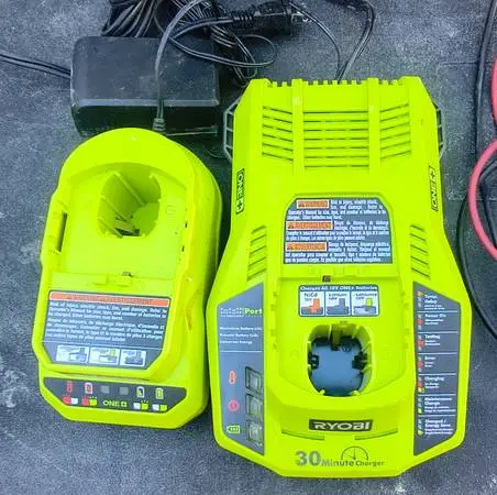 Ryobi 18V 30 Minute Fast and Regular Battery Charger