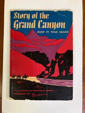GRAND CANYON the story of  by Fred Harvey- vintage