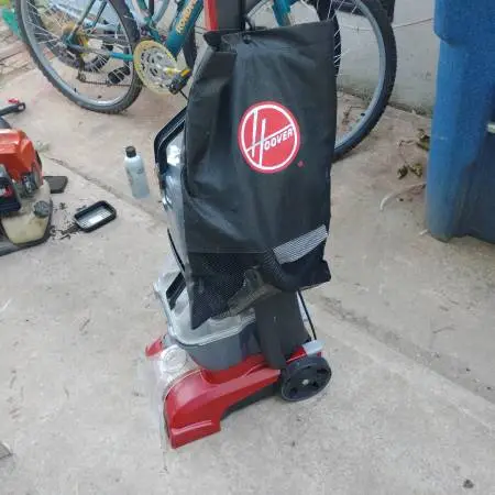 Hoover Power Scrub carpet and hard floor cleaner, with accessories,$90