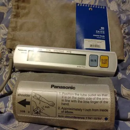 Panasonic Automatic Blood Pressure Monitor, model# EW3109, $35