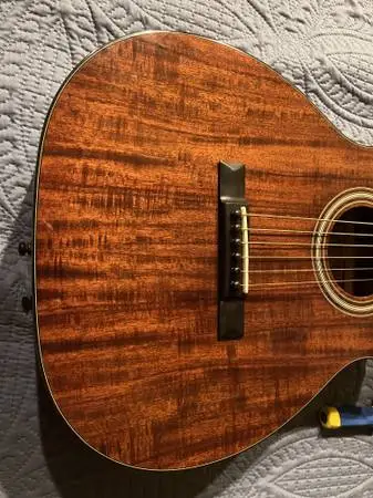 Recording King Koa 00 Cutaway Ac/Ele Guitar (2024) K&K Pure Mini