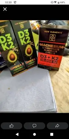 Magnesium supplements with D3 and k2