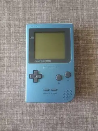 Nintendo Gameboy Pocket Ice Blue Super Clean