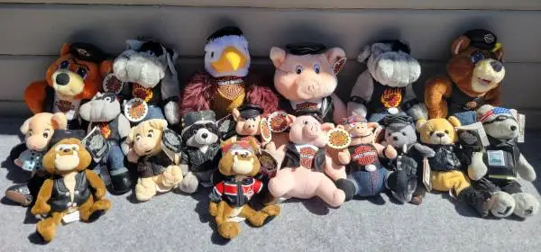 Harley Davidson plush animals