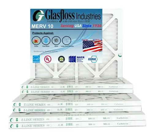 Furnace Filters - 18 x 20 x 1 - Glasfloss Z-Line Series ZL - Brand New