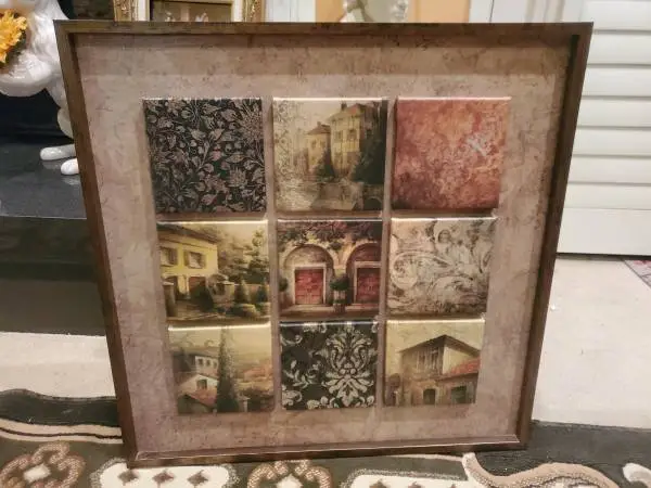 Tile wall art