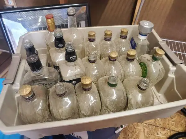 Empty bottles for projects