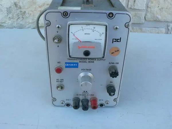 Power Design Transistorized Power Supply Model 1515B