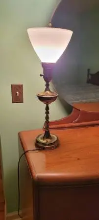 Vintage brass lamp