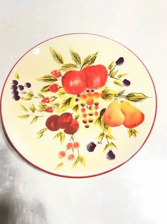 Tuscan harvest plate vintage