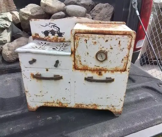 Surface rust childs stove
