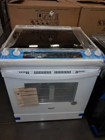 Whirlpool smooth top range slide in NEW in the BOX