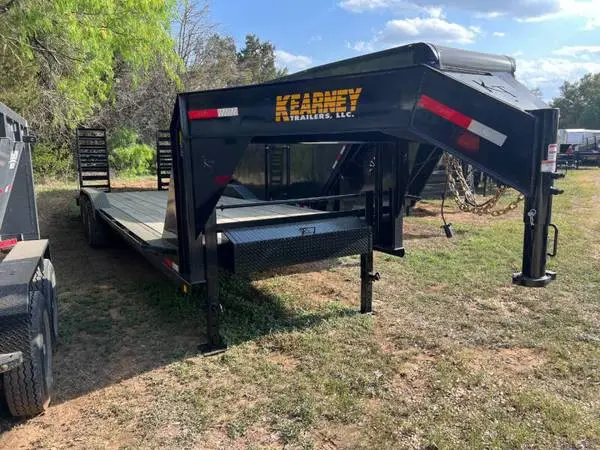 USED 2025 KEARNEY 24 Gooseneck Equipment Trailer  stk # 12617