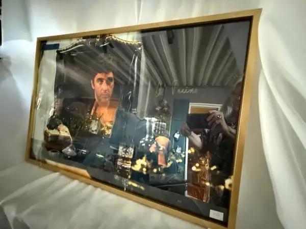 AL PACINO SIGNED AUTOGRAPH SCARFACE 21 x 30 Movie Poster-Framed/Plex
