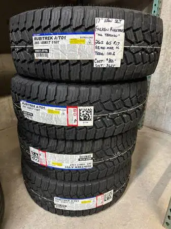 New Set of 17” Falken Rubitrek Tires 265/65R17