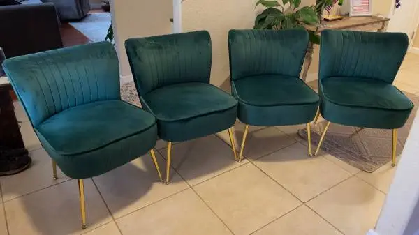 Retro Style Green chairs
