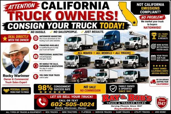 California Truck Trailer or Equipment No Longer Carb Compliant?
