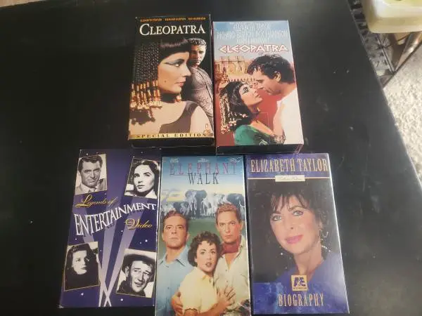 Elizabeth Taylor vhs movies