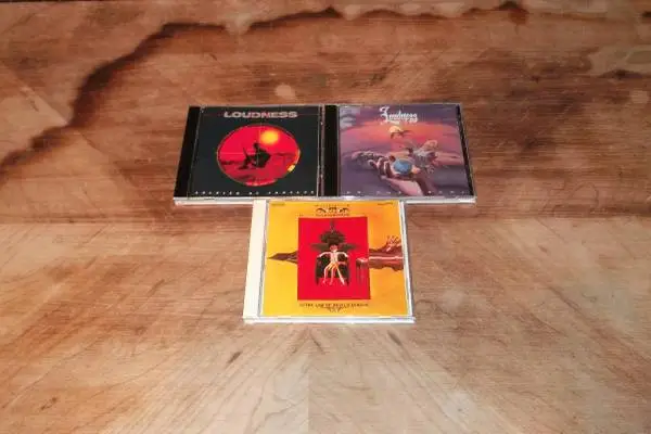 3 Used Loudness CD`s 1 is from Japan