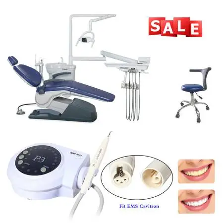 FDA Dental Unit Chair Hard Leather Computer Controlled /Ultrasonic Sca