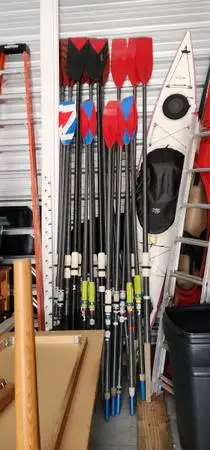 Sculling Oars 12ft. Spoons and Hatchets 40 each 2 for 75.00