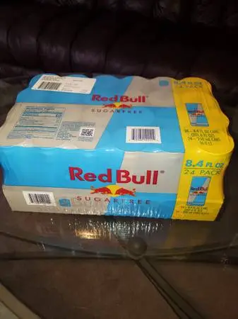 New 24 Pack Case Redbull Sugar Free Energy Drink (All 8.4 Oz.Cans)