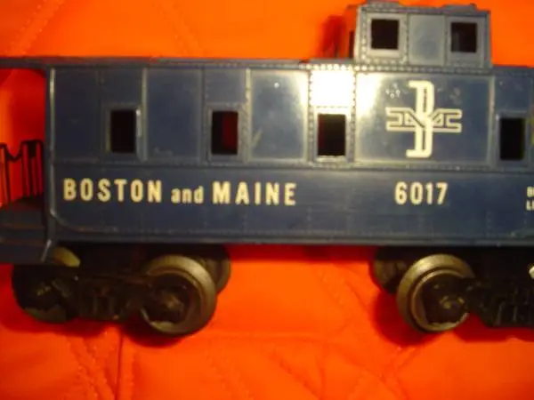 RARE 1959 SEARS LIONEL B+M 6017 DARK BLUE PURPLE CABOOSE