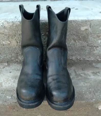 Mens Wolverine Steel Toe Leather Boots Size US 13