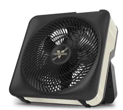 Vornado Model 80X High Velocity Box Fan,Kick Stand,Digital Display