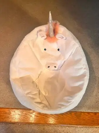 Pillowfort large child’s unicorn beanbag chair