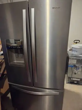 Whirlpool Stainless Steel Refrigerator 24 cu ft