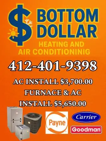 Unbeatable Pricing HVAC Furnace + AC Install $5,650.00