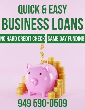 ►Easy Business Loans - No Hard Credit Check! Same Day Loan Funding