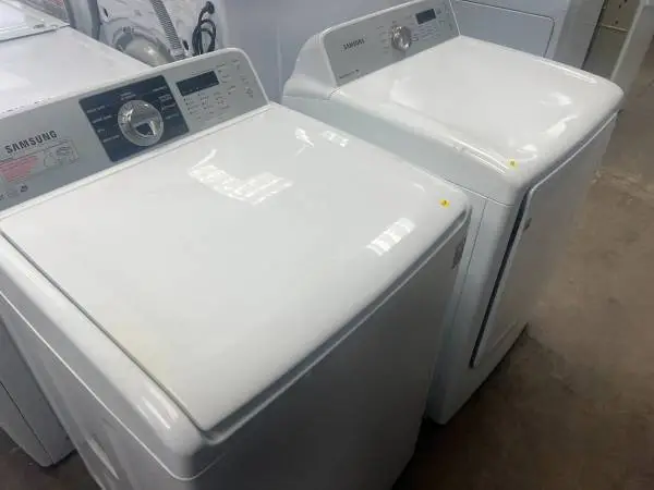 Samsung top load washer and dryer set , high capacity