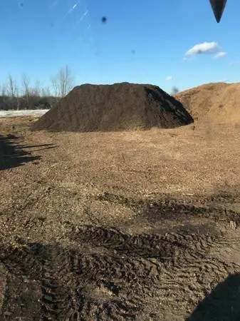 Shredded hardwood mulch double or single ground 10 yards delivered