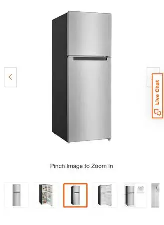 BNIB Vissani 10 cu ft refrigerator