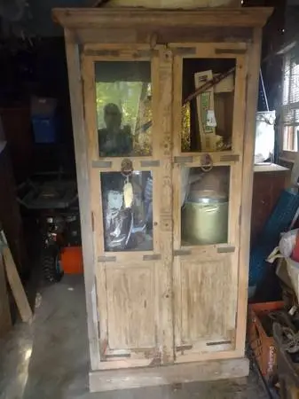 Antique teak wood cabinet