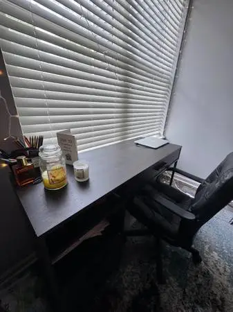 Bed frame and study table in excellent condition