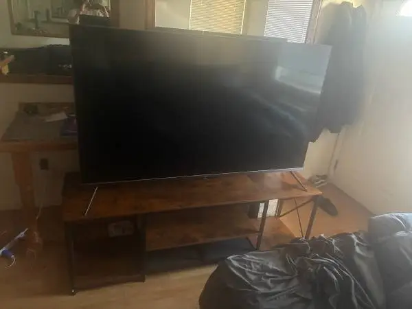 Amazon Fire TV 65” Omni QLED Series 4K  and TV Stand