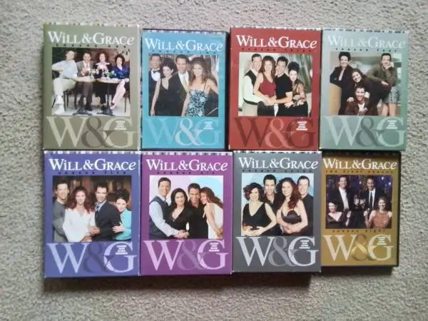 All 8 seasons of Will and Grace dvds