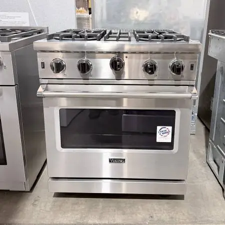 Viking VGIC53024BSS 5 Series 30 Professional Open-Burner Gas Range -