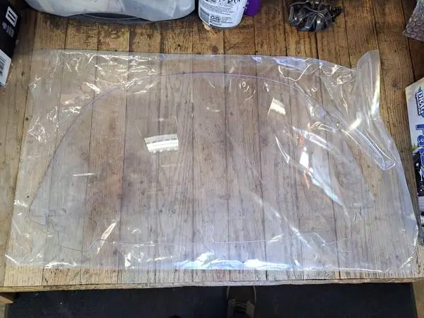 New Harley BatWing Fairing Windshield for 2014 & Newer. Perfect!!!