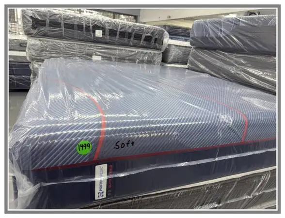 King Size Sealy Posturepedic Elite Hybrid Mattress & Boxes Bed