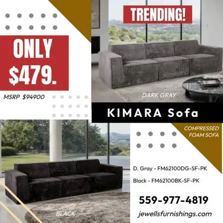 KIMARA Compressed Foam Sofa